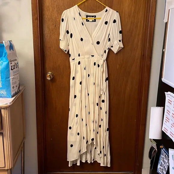 Maeve | Dresses | Maeve Anthropologie Polka Dot Midi Maxi Dress | Poshmark